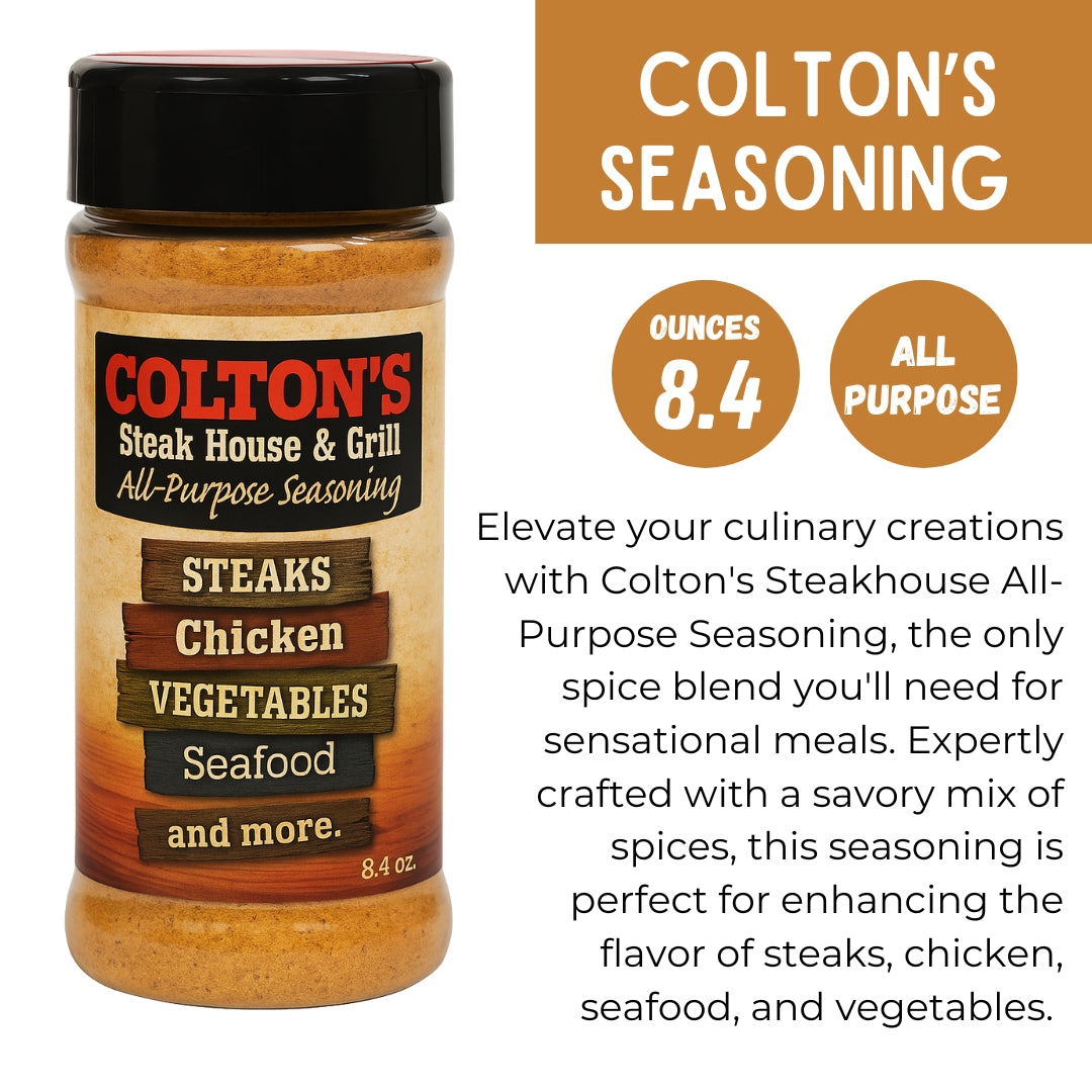 Colton's Steak House & Grill All-Purpose Seasoning 8.4oz (2 Pack)