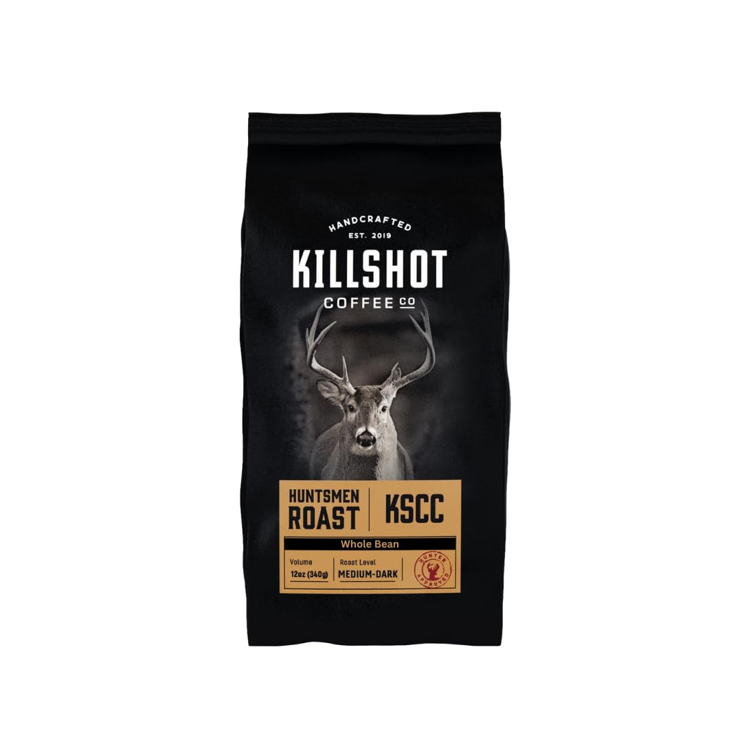 Killshot Coffee Huntsmen Roast, Medium-Dark Roast Whole Bean - 12 Ounce Bag