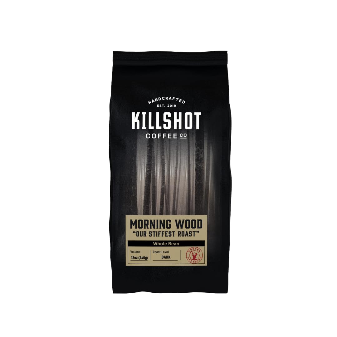 Killshot Coffee Huntsmen Roast, Medium-Dark Roast Whole Bean - 12 Ounce Bag