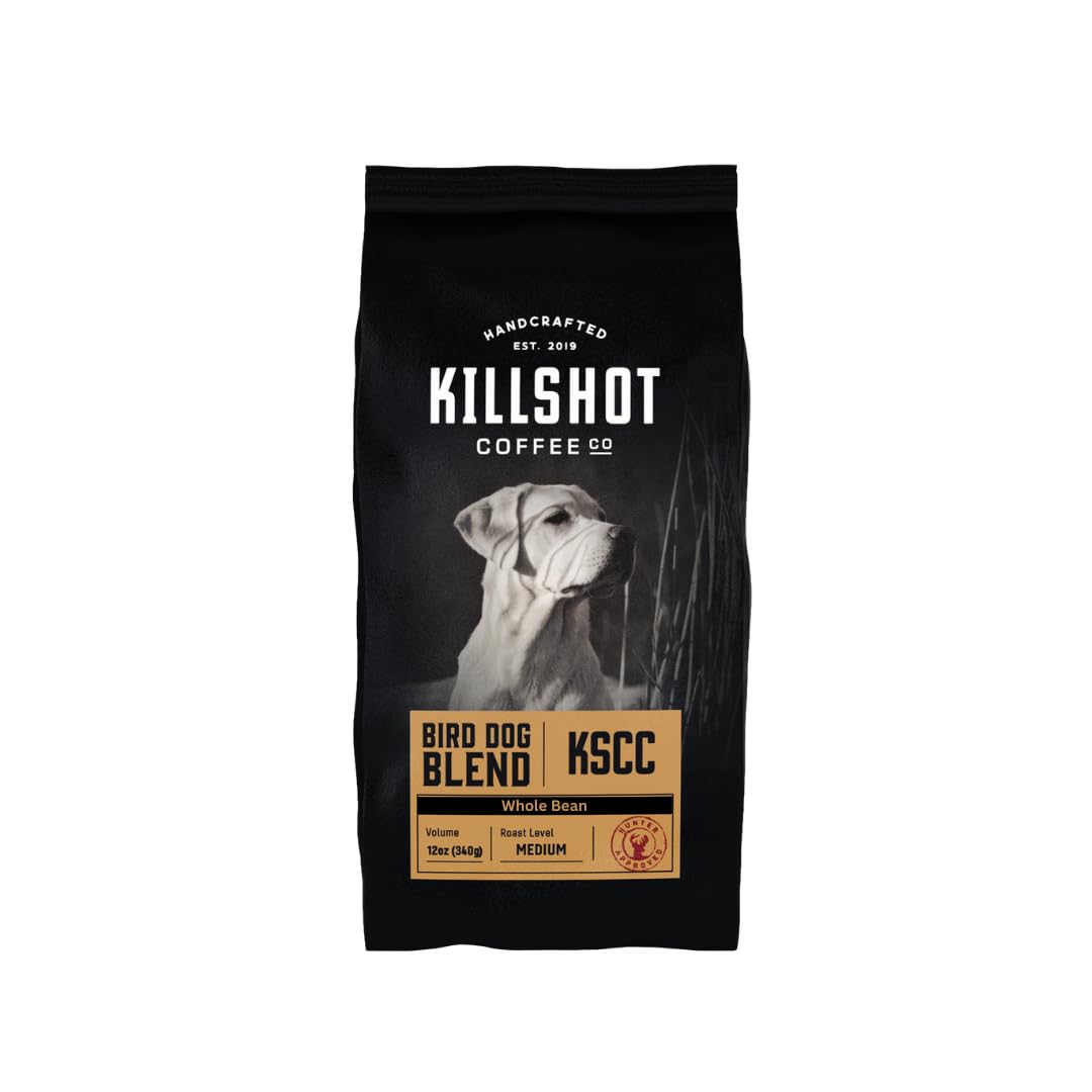 Killshot Coffee Huntsmen Roast, Medium-Dark Roast Whole Bean - 12 Ounce Bag