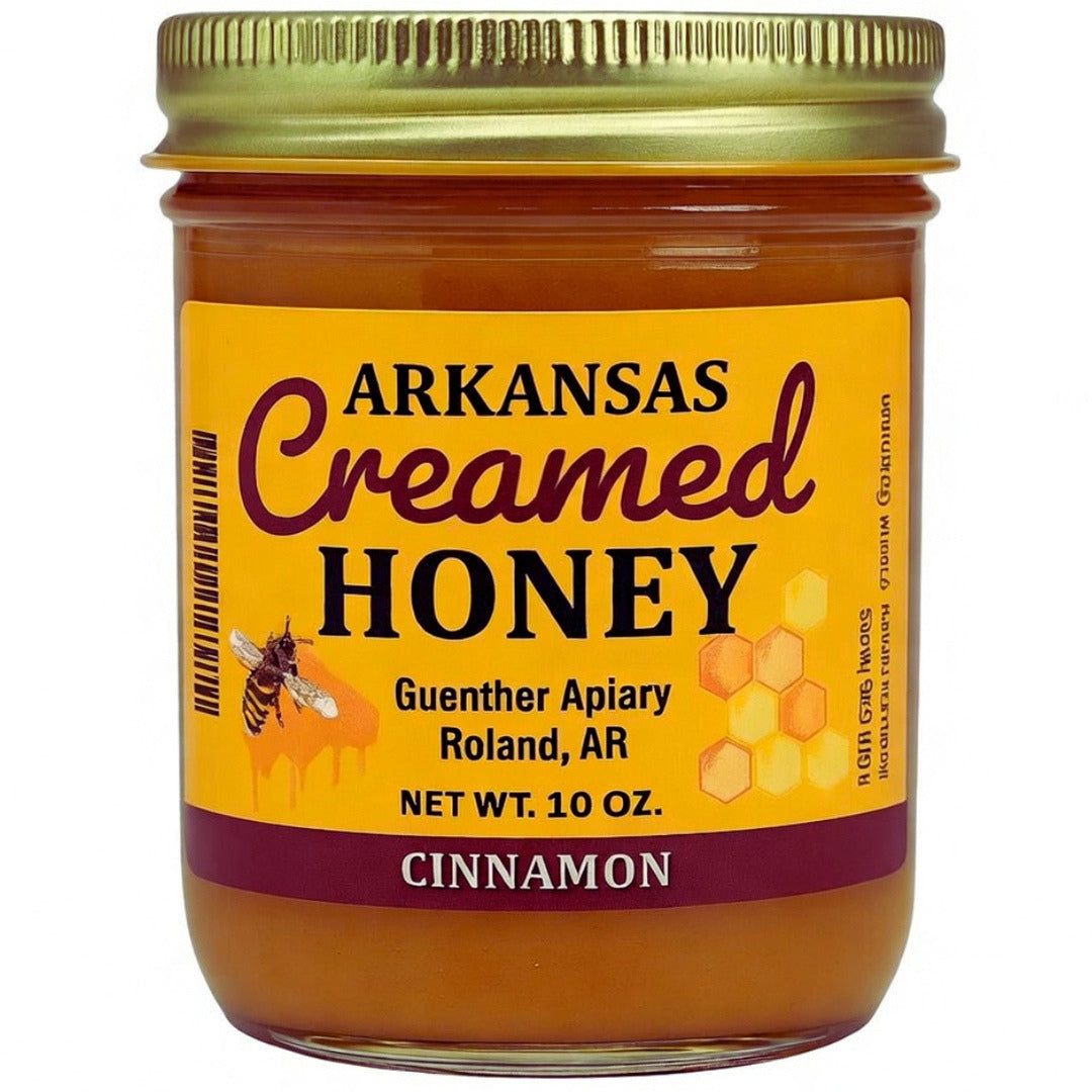 GUENTHER APIARY Creamed Cinnamon Honey, 10 OZ