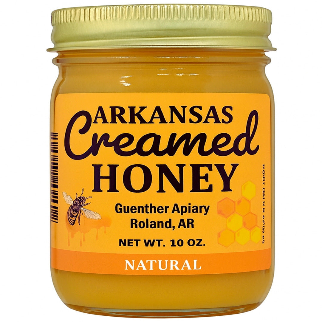 GUENTHER APIARY Natural Creamed Honey, 10 OZ