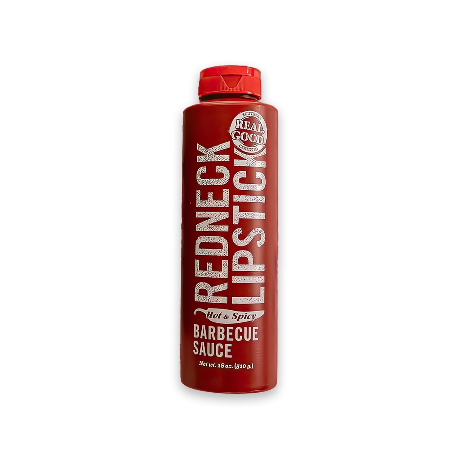 Redneck Lipstick Hot & Spicy Barbecue Sauce, 18 Ounce… (18 oz, 1)