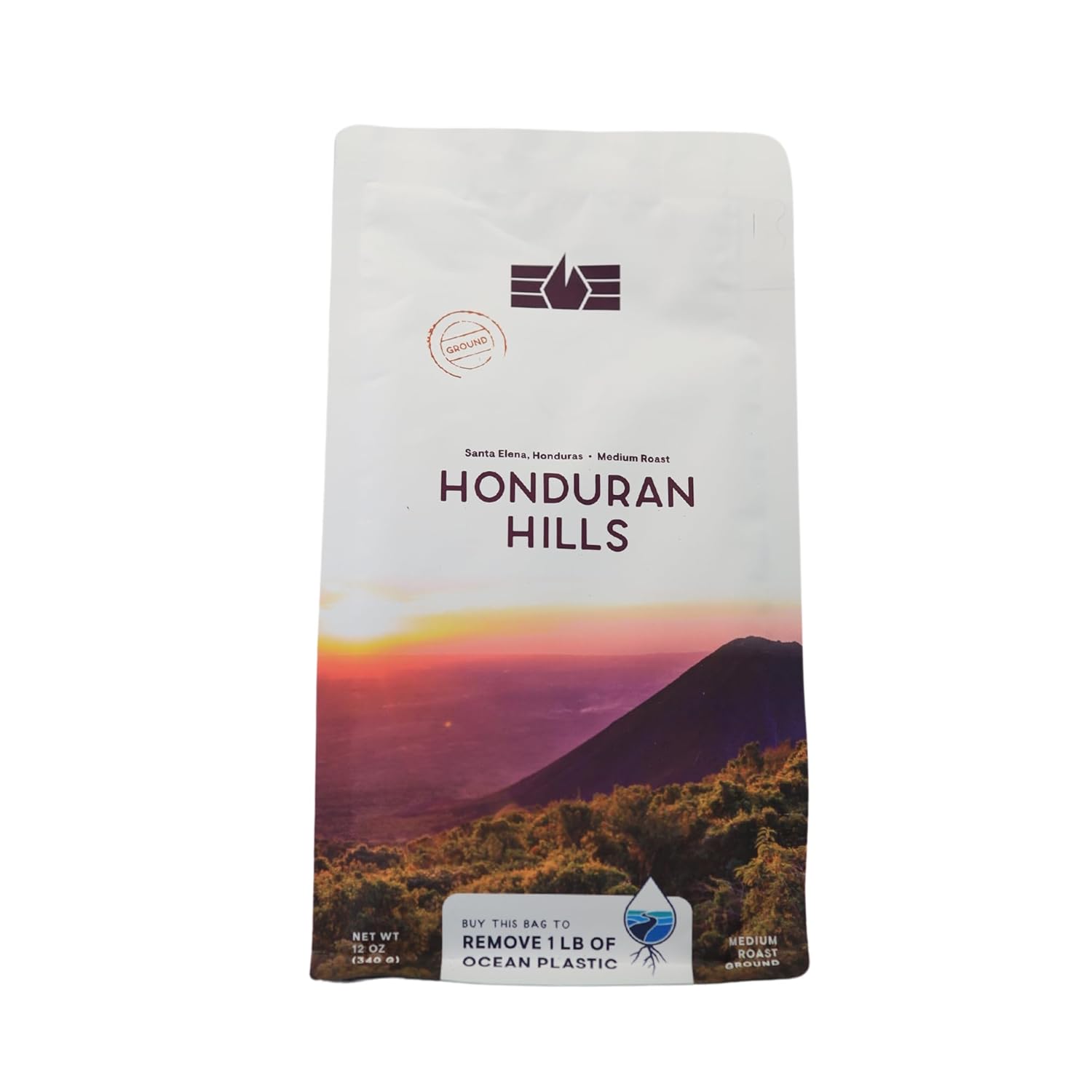 Blue Sail Coffee Honduran Hills, Medium Roast Ground Coffee, 12 Ounce