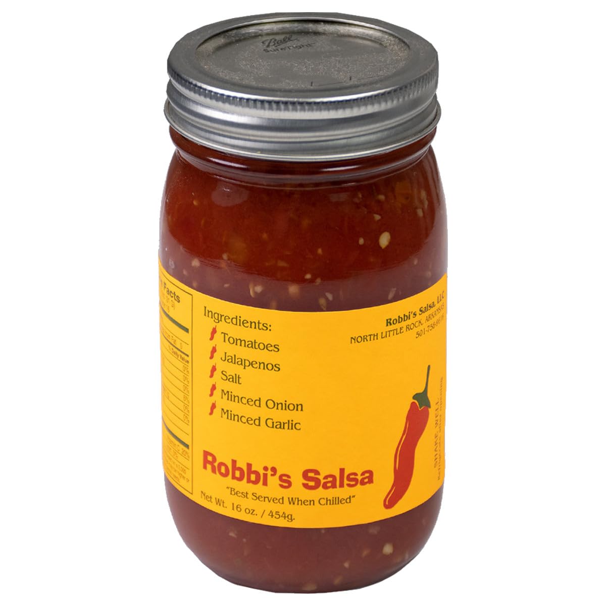 Robbi's Salsa Originial, 16 oz Jar