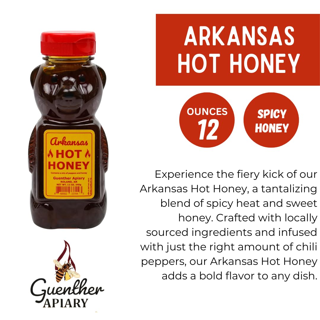 GUENTHER APIARY Arkansas Hot Honey, 12 OZ